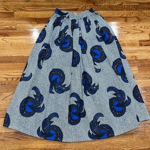Custom Handmade maxi skirt ankara print maxi skirt high waisted
